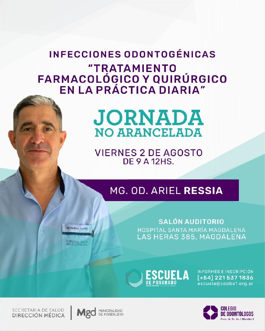 JORNADA NO ARANCELADA "INFECCIONES ODONTOGÉNICAS'