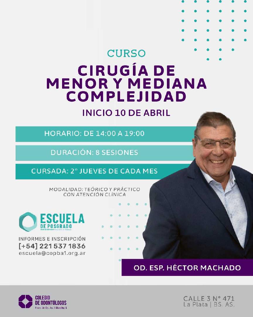 CIRUGÍA DE MENOR Y MEDIANA COMPLEJIDAD