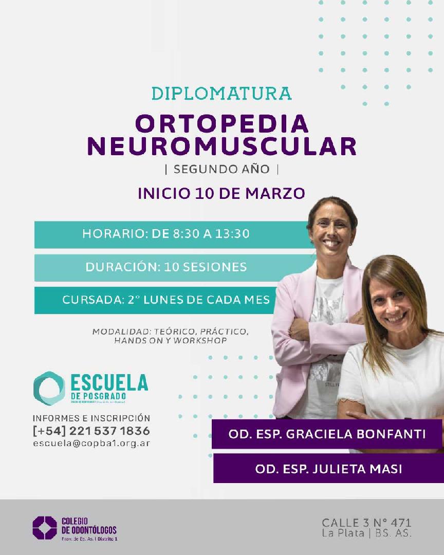 DIPLOMATURA EN ORTOPEDIA NEUROMUSCULAR "SEGUNDO AÑO"