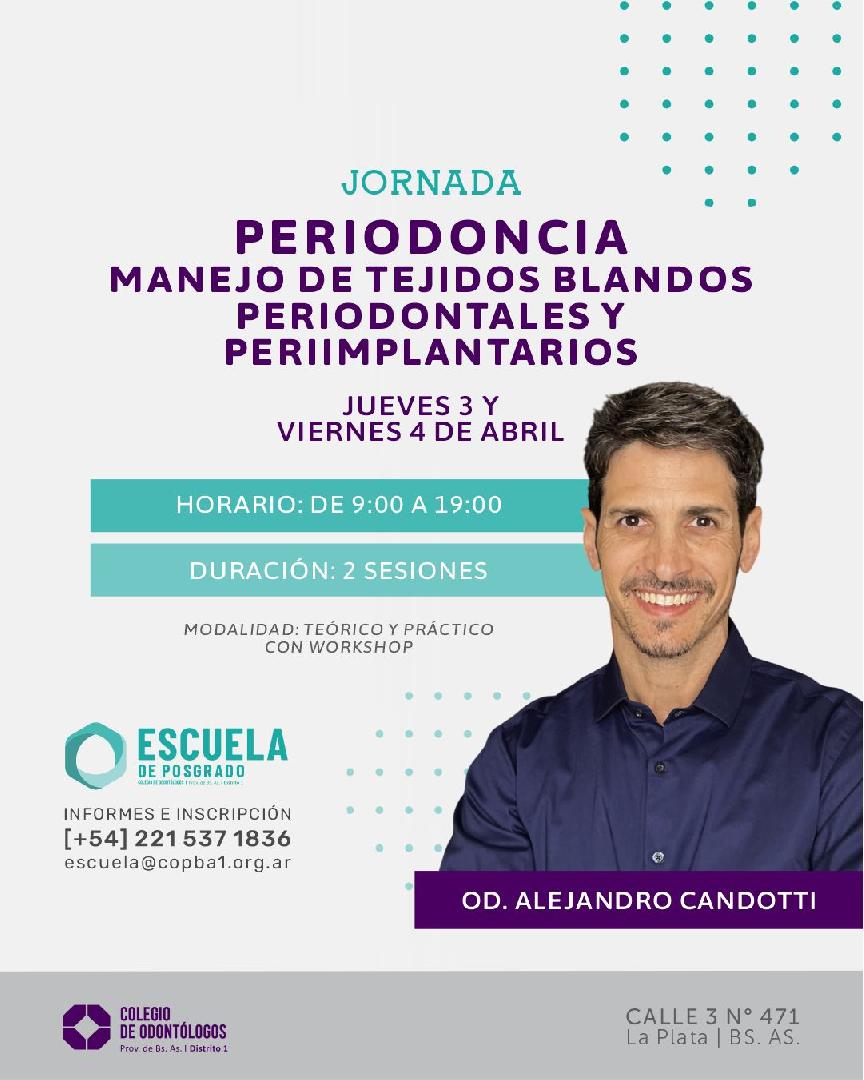 PERIODONCIA: MANEJOS DE TEJIDOS BLANDOS PERIODONTALES Y PERIIMPLANTARIOS