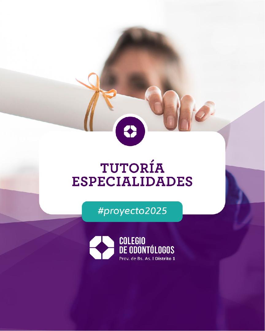 TUTORÍA ESPECIALIDADES 