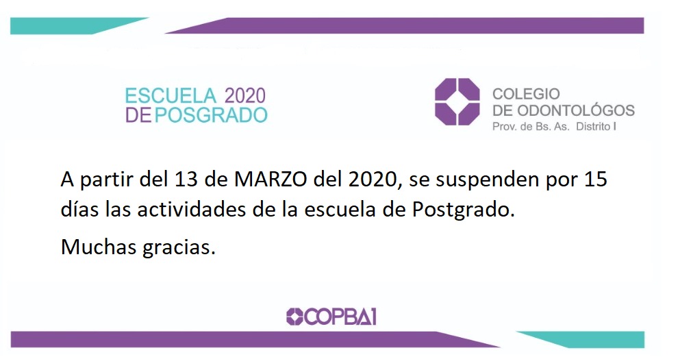 Suspensión de Actividades